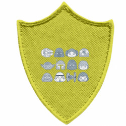 Шеврони загострений щит