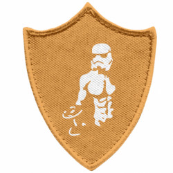 Шевроны заостренный щит