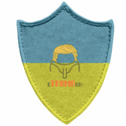 Шевроны заостренный щит