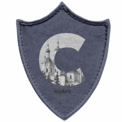 Шеврон заостренный щит Sumy Black & White - FATLINE Шеврон заостренный щит Sumy Black & White