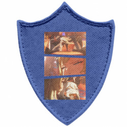 Шевроны заостренный щит