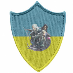 Шеврони загострений щит