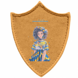 Шеврони загострений щит