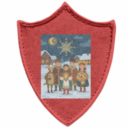 Шеврони загострений щит