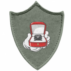 Шевроны заостренный щит