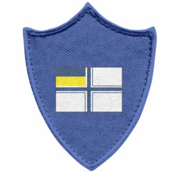 Шеврони загострений щит