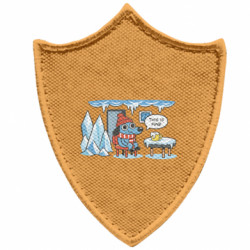 Шевроны заостренный щит