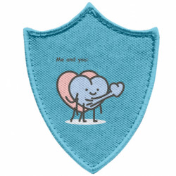 Шевроны заостренный щит