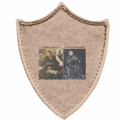 Шеврони загострений щит