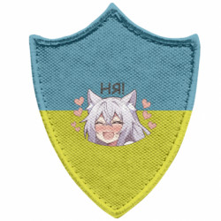 Шевроны заостренный щит