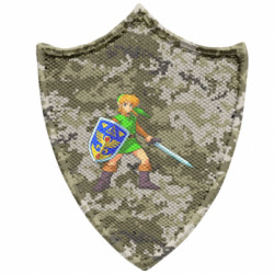 Шевроны заостренный щит