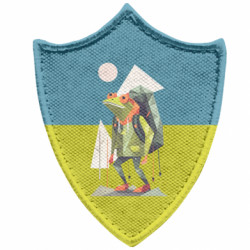 Шеврони загострений щит