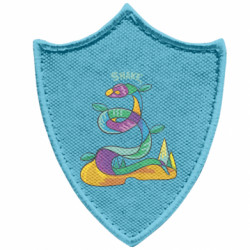 Шевроны заостренный щит