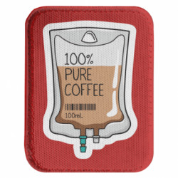 Шеврон закруглений прямокутний 100% чиста кава