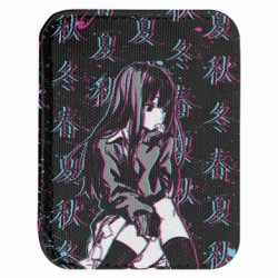 Шеврон закругленный прямоугольный Anime Girl Glitch