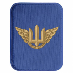 Шеврон закругленный прямоугольный Беретный знак Воздушных сил Вооруженных сил Украины - FATLINE Шеврон закругленный прямоугольный Беретный знак Воздушных сил Вооруженных сил Украины