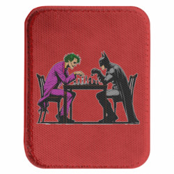 Шеврон закруглений прямокутний Бетмен та Джокер грають у шахи - FATLINE Шеврон закруглений прямокутний Бетмен та Джокер грають у шахи