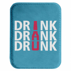 Шеврон закругленный прямоугольный Drink Drank Drunk