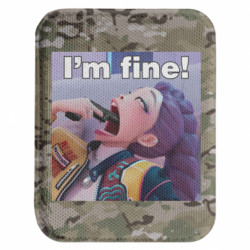 Шеврони закруглені прямокутні - FATLINE