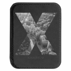 Шеврон закругленный прямоугольный Kharkiv Black & White - FATLINE Шеврон закругленный прямоугольный Kharkiv Black & White