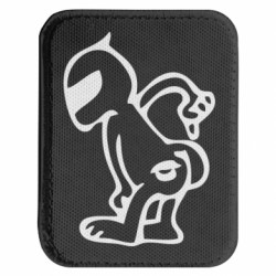 Шеврон закругленный прямоугольный Kiss my racer`s ass - FATLINE Шеврон закругленный прямоугольный Kiss my racer`s ass