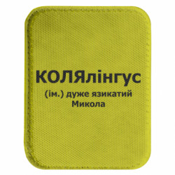 Шеврони закруглені прямокутні - FATLINE