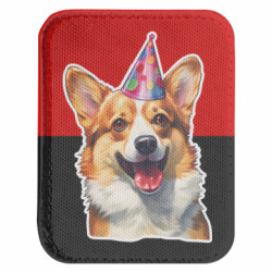 Шеврон закругленный прямоугольный Корги с Днем Рождения - FATLINE Шеврон закругленный прямоугольный Корги с Днем Рождения