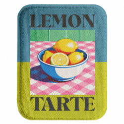 Шеврон закруглений прямокутний Лимонний пиріг - FATLINE Шеврон закруглений прямокутний Лимонний пиріг