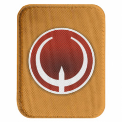 Шеврон закругленный прямоугольный Quake Logo - FATLINE Шеврон закругленный прямоугольный Quake Logo