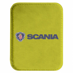 Шеврон закруглений прямокутний Scania Logo
