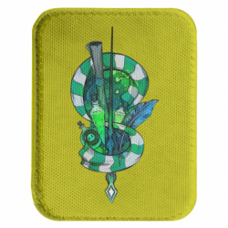 Шеврон закругленный прямоугольный Символы Слизерина