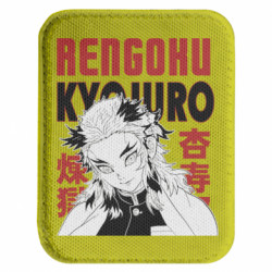 Шеврон закругленный прямоугольный Kyojuro Rengoku