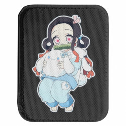 Шеврон закругленный прямоугольный Very cute Nezuko