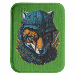 Шеврон закруглений прямокутний Військова лисиця - FATLINE Шеврон закруглений прямокутний Військова лисиця