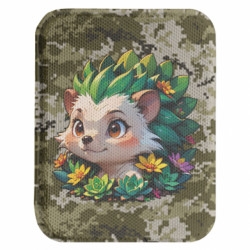 Шеврон закругленный прямоугольный Зеленый ёжик в суккулентах - FATLINE Шеврон закругленный прямоугольный Зеленый ёжик в суккулентах