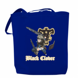 Шопер Чорний Клевер - FATLINE Шопер Чорний Клевер