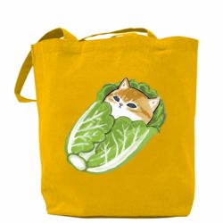 Шоппер Кот в капусте