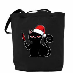 Шоппер Merry Christmas Blood Cat