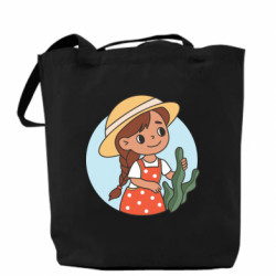 Шоппер Милаха девочка в шляпе - FATLINE Шоппер Милаха девочка в шляпе