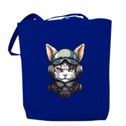 Шоппер Портрет кота штурмовика в шлеме