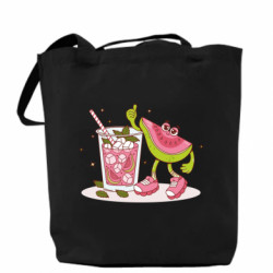 Шоппер Розовая Гуава с освежающим коктейлем - FATLINE Шоппер Розовая Гуава с освежающим коктейлем