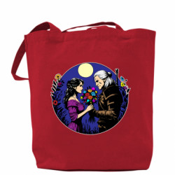 Шоппер Ведьмак Геральт и Йеннифер - FATLINE Шоппер Ведьмак Геральт и Йеннифер