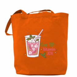 Шоппер Розовый гуава витаминный коктейль - FATLINE Шоппер Розовый гуава витаминный коктейль