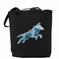 Шоппер Волк полигональный