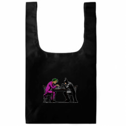 Шоппер XL Бэтмен и Джокер играют в шахматы - FATLINE Шоппер XL Бэтмен и Джокер играют в шахматы