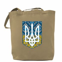 Шоппер Герб Украины с вышивкой