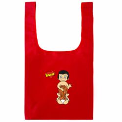 Шоппер XL Love is... Sex :) - FATLINE Шоппер XL Love is... Sex :)