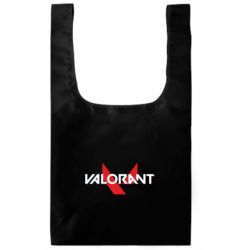 Шоппер XL Valorant glitsh logo - FATLINE Шоппер XL Valorant glitsh logo