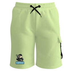 Шорты детские премиум FATLINE Не чирикай! - FATLINE Шорты детские премиум FATLINE Не чирикай!