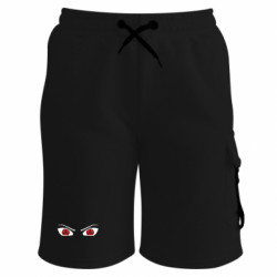 Шорты детские премиум FATLINE Шаринган глаза - FATLINE Шорты детские премиум FATLINE Шаринган глаза